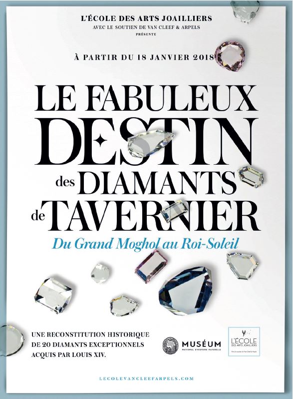 affiche diamants de Tavernier Ecole des Arts Joailliers