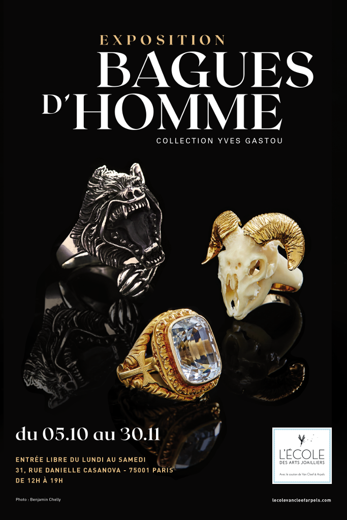exposition bagues d'homme affiche
