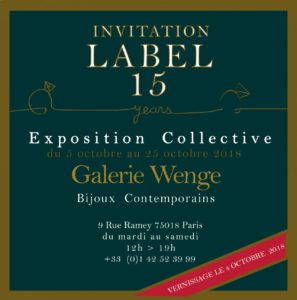 lable 15 galerie wenge affiche