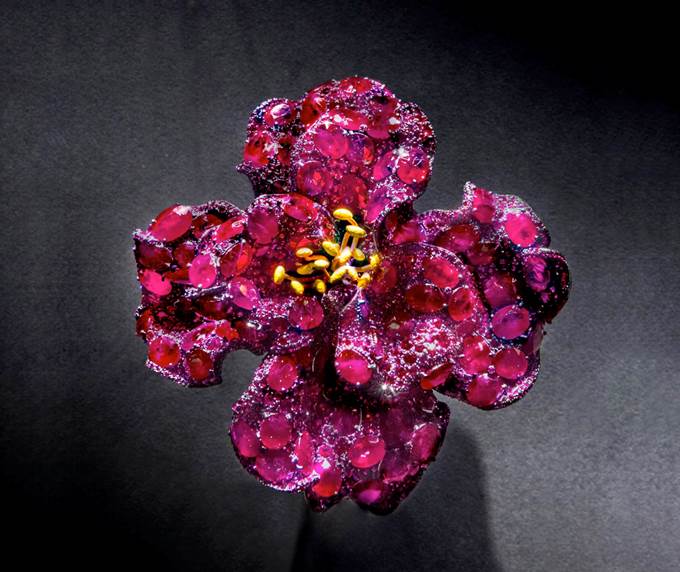 Peony Brooch